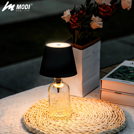 BottleLume Wireless Touch Control Table Lamp