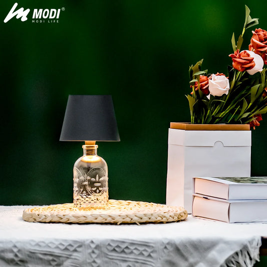 BottleLume Wireless Touch Control Table Lamp